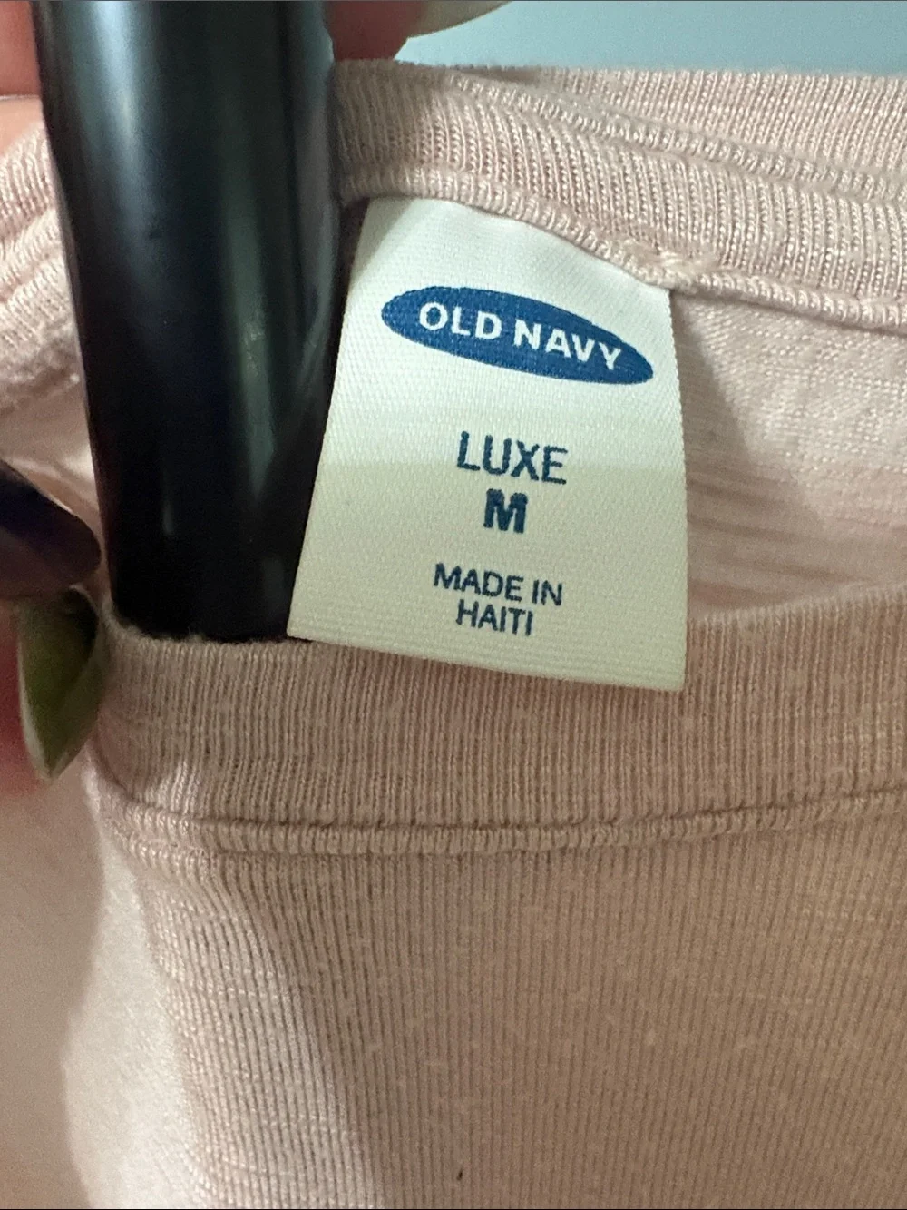 Old Navy Light Pink Long Sleeve Crewneck Tunic - Picture 2 of 5